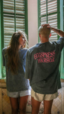 Camiseta Eggspress Yourself Blue Vintage